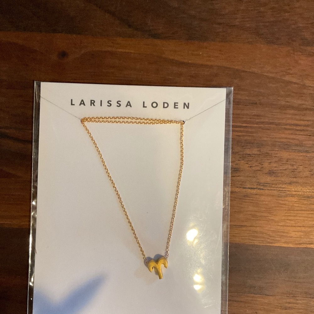 ARIES LARISSA LODEN 24 gold plated necklace